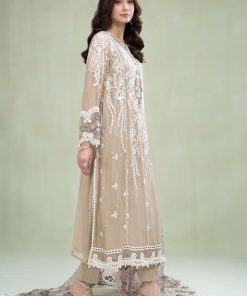 Maria.b Chiffon Evening Wear Coffe Latte Suit Mbmcs-2301Cl 9 Mcs 23101F Imanistudio.com