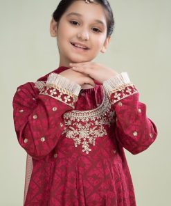 Maria.b Kid’s Wear Maroon Print Suit Mbkd-W2314Mp 8 Mkd W2314 Maroonb Imanistudio.com