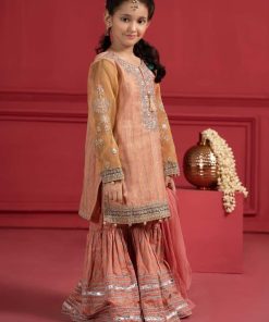 Maria.B Kid’s Wear Peachy Pink Suit MBKS-EF2407PP