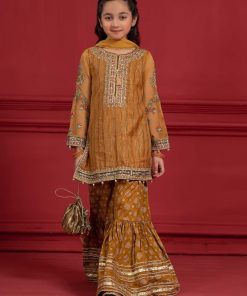 Maria.b Kid’s Wear Mustard Suit Mbks-Ef2407Md 10 Mks W23 07 Yellowf Imanistudio.com