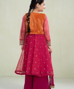 Maria.b Kid’s Wear Fuchsia/ Orange Suit Mbks-W2331Fo 14 Mks W2331 Pinkg Imanistudio.com