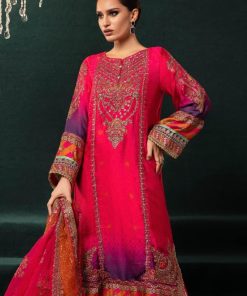 Maria.b Evening Wear Fuchsia Pink Outfit Mbsf-Ea2320Fp 12 Sf Ea23 20 Pinkb Imanistudio.com
