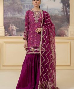 Maria.B Evening Wear Fuchsia Pink Outfit MBSF-W2310FP