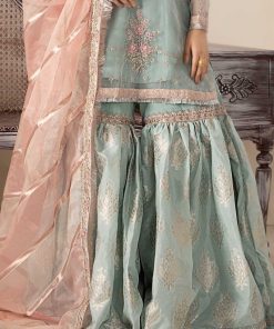 Maria.b Evening Wear Ice Blue Outfit Mbsf-W2326Ib 11 Sf W2326 Iceblued Imanistudio.com