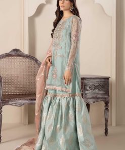 Maria.b Evening Wear Ice Blue Outfit Mbsf-W2326Ib 8 Sf W2326 Icebluee Imanistudio.com