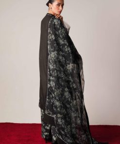 Zara Shahjahan Raw Silk Suit Zszc-1921Gblack 9 Zc 1921D Imanistudio.com 1