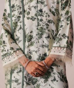 Zara Shahjahan Raw Silk Suit Zszc-1922 Wht Floral 9 Zc 1922C Imanistudio.com