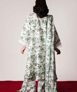 Zara Shahjahan Raw Silk Suit Zszc-1922 Wht Floral 10 Zc 1922D Imanistudio.com