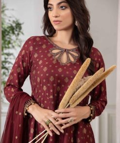 Maria.b Casual Wear Maroon Mbdw-W2337Mn 9 Dw W2337 Maroona Imanistudio.com