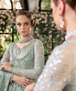Luxury Couture Wedding Wear Sea Green Dress Mbmc-23805Sg 16 Mc 805E Imanistudio.com