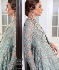 Luxury Couture Wedding Wear Sea Green Dress Mbmc-23805Sg 15 Mc 805F Imanistudio.com