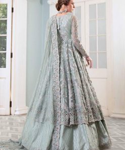 Luxury Couture Wedding Wear Sea Green Dress Mbmc-23805Sg 14 Mc 805G Imanistudio.com
