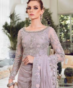 Luxury Couture Wedding Wear Lilac Saree Mbmc-23806Lp 12 Mc 806 Imanistudio.com