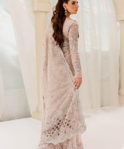 Maria B Couture Wedding Wear Pastel Pink Saree Mbmc-23909Pp 12 Mc 909 Pink Imanistudio.com