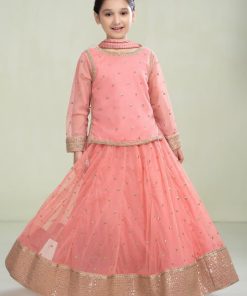 Maria.b Kid’s Wear Peachy Pink Suit Mbks-Ef2436Pp 9 Mks W2336 Pinke Imanistudio.com