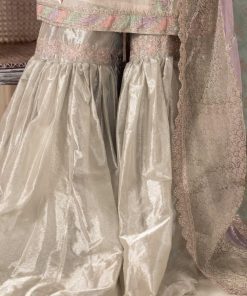 Luxury Formal Ivory Silver Organza Outfit Party Wear Mbsf-W2324Is 13 Sf W23 24 Offwhited Imanistudio.com