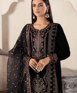 Maria.b Evening Wear Black Velvet Outfit Mbsf-W23216Bv 9 Sf W2316 Blacka Imanistudio.com