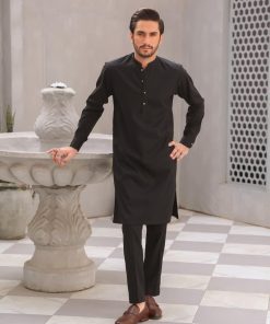 Mens Shalwar Kameez Cordoba-Black Suit IMIST-2349CB