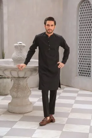 Mens Shalwar Kameez Cordoba-Black Suit IMIST-2349CB