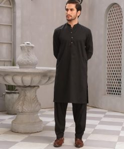 Mens Shalwar Kameez Cordoba-Black Suit Imist-2349Cb 14 Cardoba Blacke Imanistudio.com