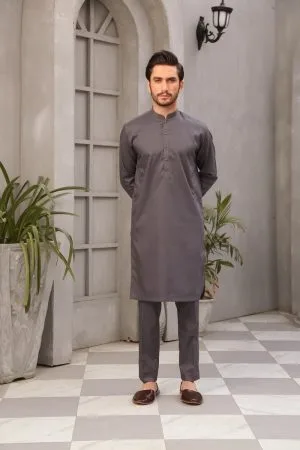 Mens Shalwar Kameez Cordoba-Graphite Suit IMIST-2349GT