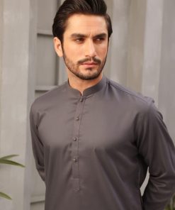 Mens Shalwar Kameez Cordoba-Graphite Suit Imist-2349Gt 9 Cardoba Graphiteb Imanistudio.com
