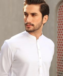 2Pcs Mens Trousers Shalwar Kameez Cordoba Imist2349-White 10 Cardoba Whtc Imanistudio.com