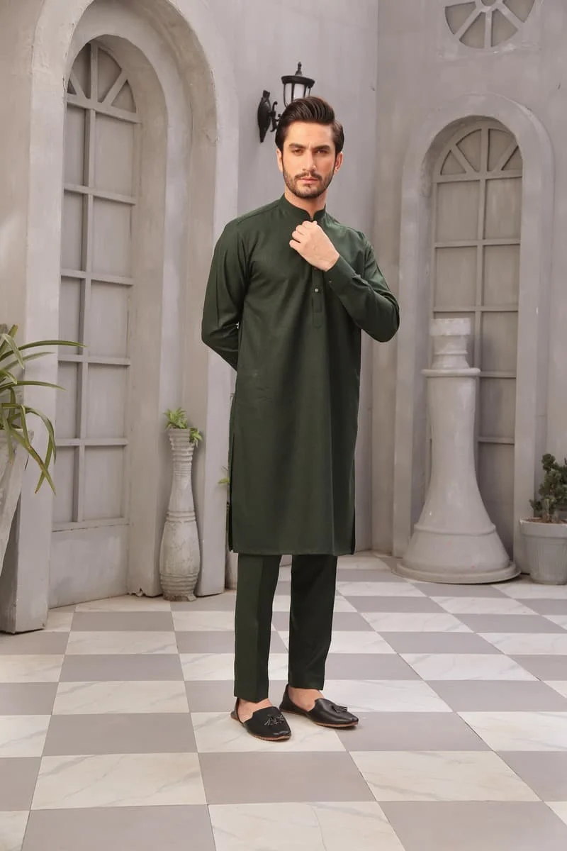 Raw Silk Kameez Trouser Pakistani Eid Dress in Black | Black pakistani  dress, Silk dress long, Easy trendy outfits