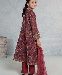 Mariab Maroon Printed &Amp; Embroidered Lawn Suit Mbkd-Ef2426Mp 16 Mkd Ef2426Maroon Imanistudio.com