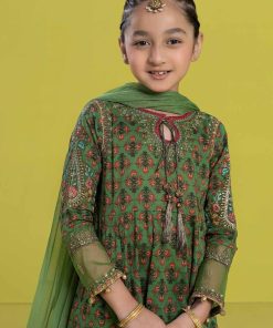 Mariab Forest Green Printed &Amp; Embroidered Lawn Suit Mbkd-Ef2436Fg 8 Mkd Ef2436Greena Imanistudio.com