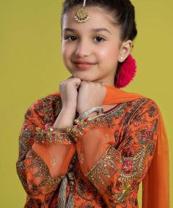 Mariab Orange Printed &Amp; Embroidered Lawn Suit Mbkd-Ef2436Op 12 Mkd Ef2436Orangea Imanistudio.com