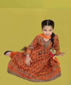 Mariab Orange Printed &Amp; Embroidered Lawn Suit Mbkd-Ef2436Op 11 Mkd Ef2436Orangee Imanistudio.com