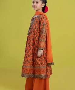 Mariab Orange Printed &Amp; Embroidered Lawn Suit Mbkd-Ef2436Op 10 Mkd Ef2436Orangef Imanistudio.com
