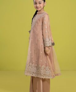 Mariab Embroidered Milky Coffee Organza Suit Mbks-Ef2405Mc 11 Mks Ef2405Coffeef Imanistudio.com