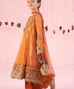 Mariab 3 Piece Embroidered Organza Sharara Suits Mbks-Ef2426Rt 11 Mks Ef2426Rustf Imanistudio.com