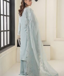 Mariab Aqua Blue Embroidered Cotton Lawn Suit Mbdw-Ef2405Ab 12 Dwef 2405Aqua Imanistudio.com