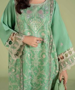 Mariab Green Cotton Lawn Embroidered Suit Mbdw-Ef2418 11 Dwef24 18Greenb Imanistudio.com