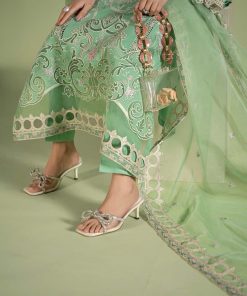 Mariab Green Cotton Lawn Embroidered Suit Mbdw-Ef2418 13 Dwef24 18Greenc Imanistudio.com