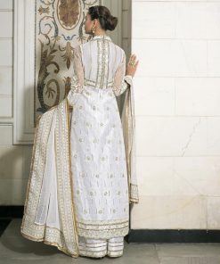 Mehdi Luxury Pret Off-White Organza Outfit Mdfg-2401Glow 10 Mfg 001 Glowa Imanistudio.com