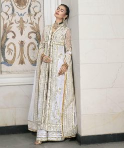 Mehdi Luxury Pret Off-White Organza Outfit Mdfg-2401Glow 7 Mfg 001 Glowe Imanistudio.com