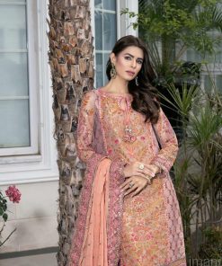 Mehdi Luxury T Pink/Peach Organza Outfit Mdfg-2403Glam 8 Mfg 003Glama Imanistudio.com