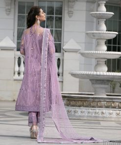Mehdi Luxury Pret Lavender Net Outfit Mdfg-2404Glimmer 12 Mfg 004Glimmer Imanistudio.com