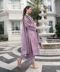 Mehdi Luxury Pret Lavender Net Outfit Mdfg-2404Glimmer 10 Mfg 004Glimmerc Imanistudio.com