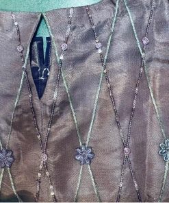 Mehdi Luxury Pret Lavender Net Outfit Mdfg-2404Glimmer 13 Mfg 004Glimmerr Imanistudio.com