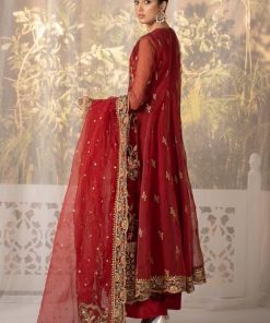 Luxury Formal Red Organza Suit Mbsf-Ef2419Rd 16 Sfef 2419Reda Imanistudio.com