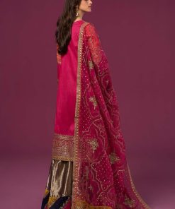 Luxury Formal Multi-Pink Raw Silk Suit Mbsf-Ef2427Mp 16 Sfef 2427Orange Imanistudio.com