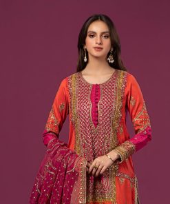Luxury Formal Multi-Pink Raw Silk Suit Mbsf-Ef2427Mp 15 Sfef 2427Orangeg Imanistudio.com