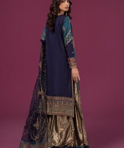 Luxury Formal Multi-Blue Raw Silk Suit Mbsf-Ef2427Mb 11 Sfef 2427Teal Imanistudio.com