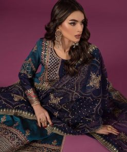 Luxury Formal Multi-Blue Raw Silk Suit Mbsf-Ef2427Mb 13 Sfef 2427Tealb Imanistudio.com