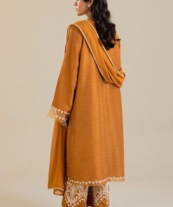 Zara Shahjahan Premium Raw Silk Suit Zszc-1987Mustard 9 Zc 1987F Imanistudio.com